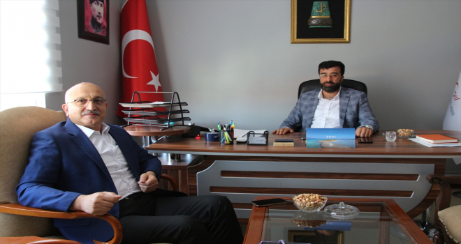 İl Milli Eğitim Müdürü Büyük, AA Konya Bölge Müdürü Yerlikaya'yı ziyaret etti