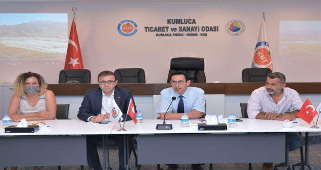 Kaş-Kınık Gıda İhtisas Organize Sanayi Bölgesi için yer tespit komisyonu toplandı