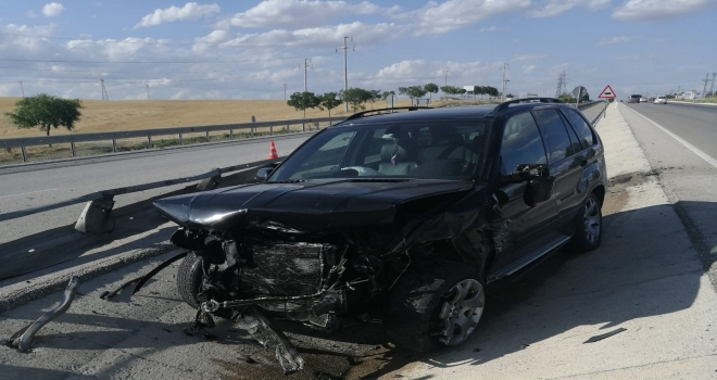 Konya'da trafik kazası: 1 yaralı