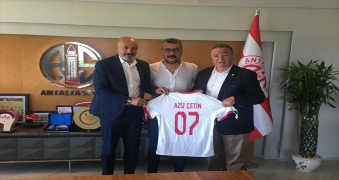 Ömer Gürsoy'dan, Antalyaspor Kulübü Başkanı Aziz Çetin'e ziyaret