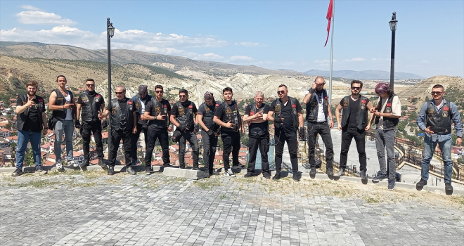 Power Riders Motosiklet Kulübü üyeleri Beypazarı'na geldi