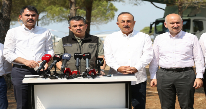 Ulaştırma ve Altyapı Bakanı Adil Karaismailoğlu, orman yangınlarıyla ilgili konuştu: