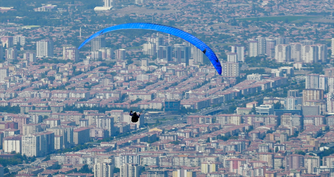 12. Ali Dağı Yamaç Paraşütü Mesafe Şampiyonası, Kayseri'de başladı 
