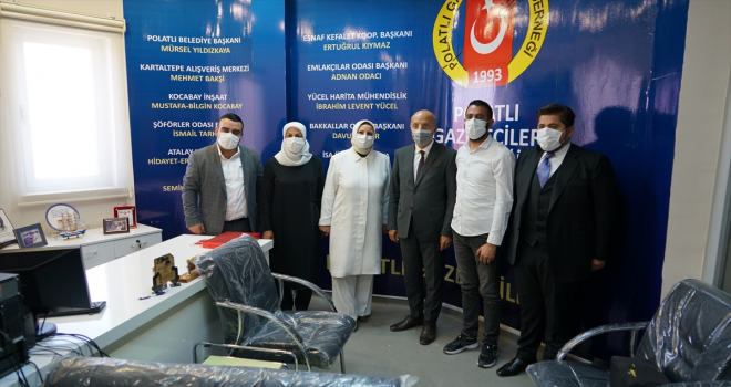 AK Parti Ankara Milletvekili Arslan, Polatlı'da gazetecilerle bir araya geldi