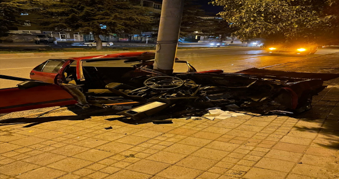 Akşehir’de trafik kazası: 1 yaralı