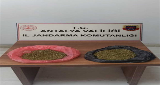 Antalya'daki uyuşturucu operasyonunda bir şüpheli yakalandı