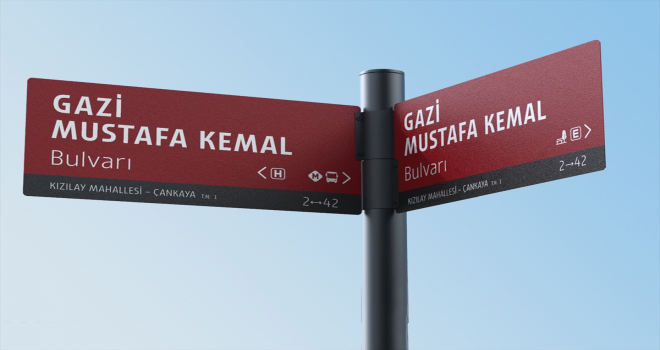 Başkentin cadde ve sokaklarında yer alacak tabelaların tasarımları, anketle belirlenecek
