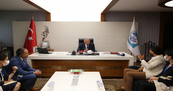 Büyükkılıç, BM Dünya Gıda Programı Temsilcisi Grede'yi ağırladı