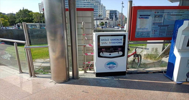 Büyükşehir Belediyesinden engelli aracı şarj istasyonu hizmeti