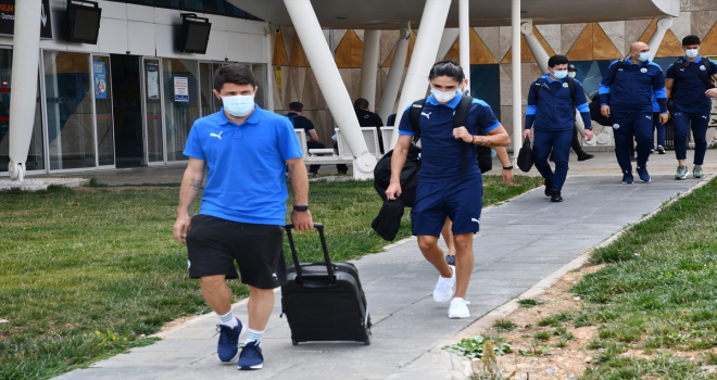 Dinamo Batum kafilesi Sivas'a geldi