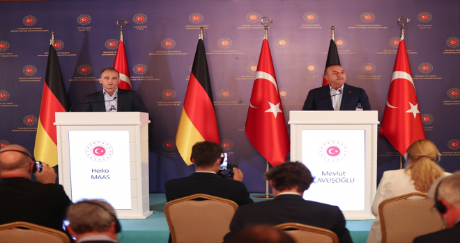 Dışişleri Bakanı Çavuşoğlu, Almanya Dışişleri Bakanı Maas ile ortak basın toplantısında konuştu: (2)