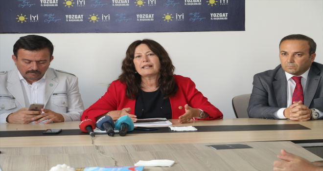 İYİ Partili Sunat Yozgat'ta konuştu: