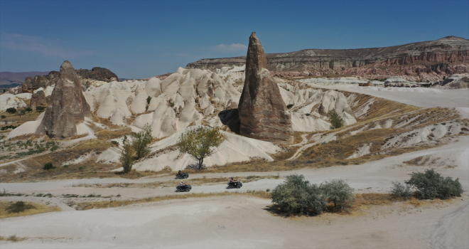 Kapadokya'yı 7 ayda 854 bin turist gezdi