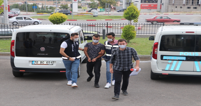 Karaman'da kayınvalidesini öldürüp, eşi ve kayınbiraderini yaralayan zanlı tutuklandı