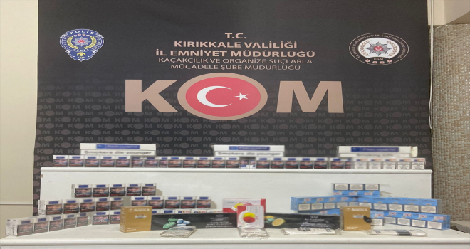 Kırıkkale'de kaçak sigara ve tütün operasyonu