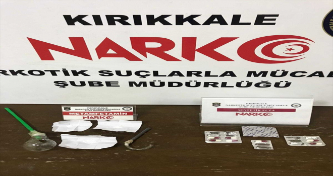 Kırıkkale'de uyuşturucu ticareti yaptığı iddiasıyla bir şüpheli tutuklandı