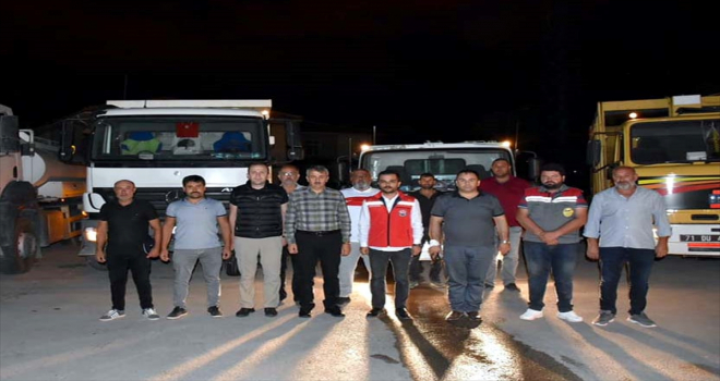 Kırıkkale'den afet bölgesi ilan edilen Kastamonu'ya iş makinesi ve personel desteği