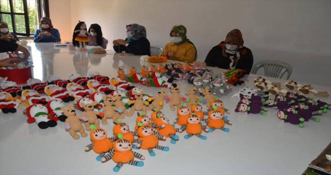 Kırıkkaleli kadınların ürettiği oyuncak bebekler ABD'ye gönderiliyor