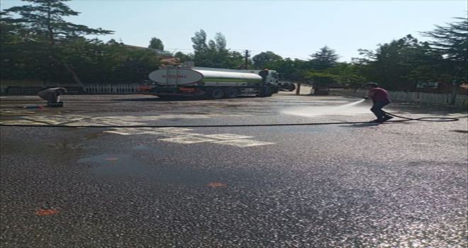 Kızılcahamam'da okullar yeni eğitim dönemine hazırlanıyor
