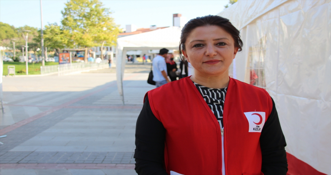 Konya'da Kızılay tarafından 