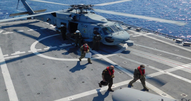 Libya Genelkurmay Başkanı Orgeneral Haddad, TCG Gediz'i ziyaret etti