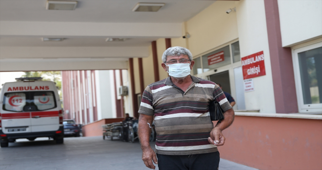 Manavgat'taki yangında 