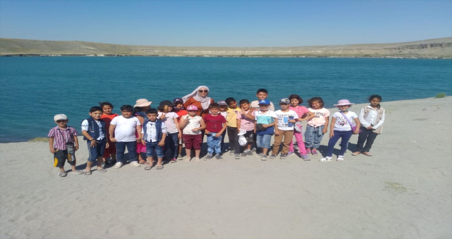 Minikler, Acıgöl'de çevre temizliği yaptı