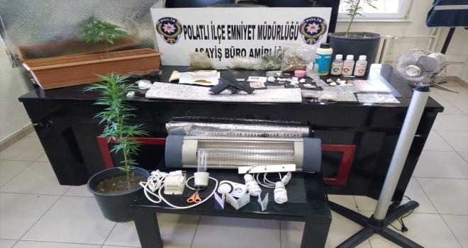 Polatlı'da yapılan uyuşturucu operasyonunda iki şüpheli gözaltına alındı