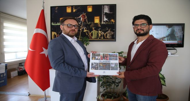 Ukrayna'nın Antalya Konsolosu Emir Rustamov'dan AA'ya ziyaret: