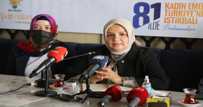 AK Parti Genel Merkez Kadın Kolları Başkanı Keşir, Nevşehir'de kadınlarla bir araya geldi