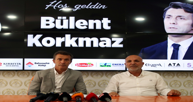 Alanyaspor'da teknik direktörlüğe Bülent Korkmaz getirildi
