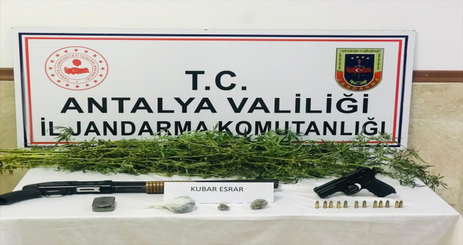 Antalya'da uyuşturucu operasyonunda bir şüpheli yakalandı