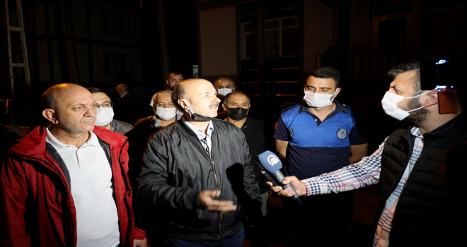 Başkentte kolonu patlayan 24 daireli bina boşaltıldı