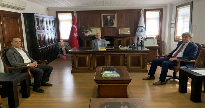 Beypazarı Belediye Başkanı Kaplan'dan Müftü İnciler'e ziyaret
