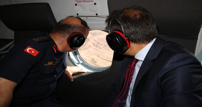 Çankırı'da helikopter destekli trafik denetimi yapıldı