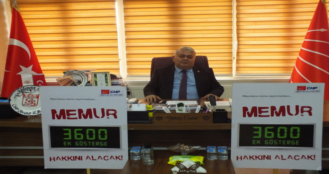 CHP Sivas İl Başkanı Coşkun'dan 