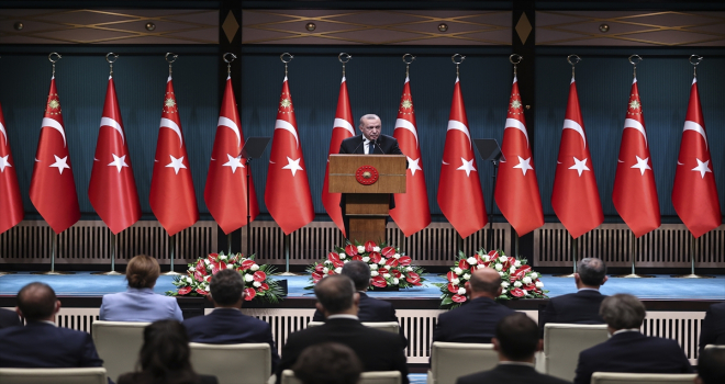 Cumhurbaşkanı Erdoğan, Kabine Toplantısı'nın ardından millete seslendi: (4)