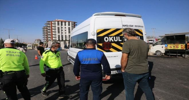 Ereğli'de okul servis araçları denetlendi