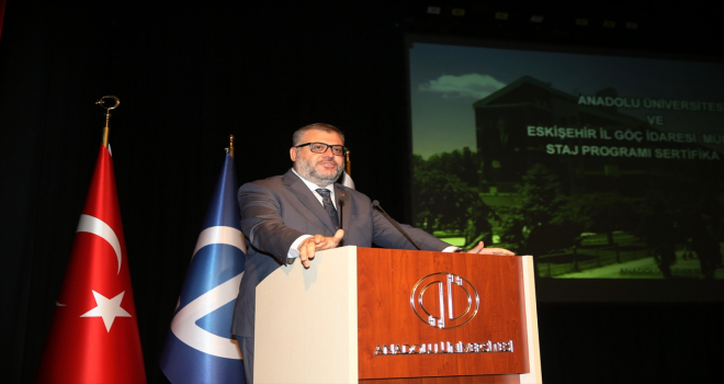 Eskişehir İl Göç İdaresi Müdürlüğü Staj Programı Sertifika Töreni yapıldı
