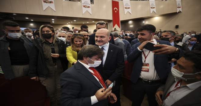 İçişleri Bakanı Soylu, Türkiye Muhtarlar Konfederasyonu 4'üncü Olağan Genel Kurulu'nda konuştu: (2)