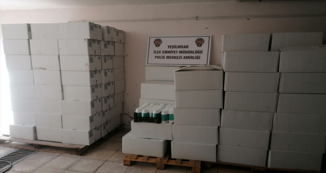 Kayseri'de 3 bin 602 litre sahte zirai ilaç ele geçirildi