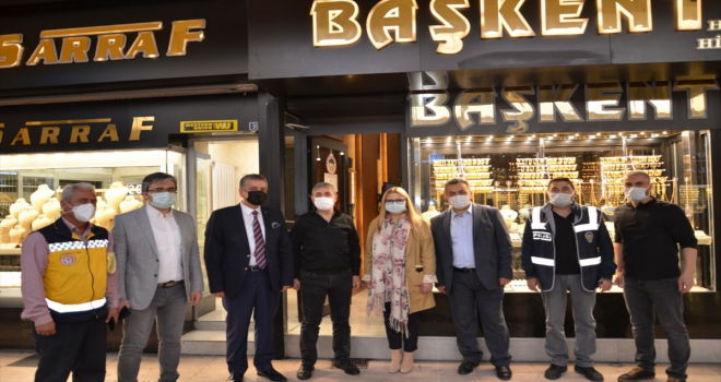 Kayseri'de Kovid-19 denetimleri devam ediyor