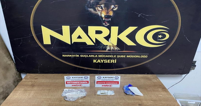 Kayseri'de uyuşturucu operasyonunda 2 kişi yakalandı