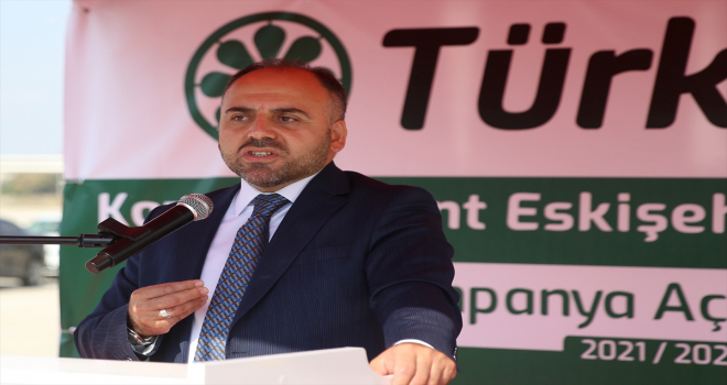 Kazım Taşkent Eskişehir Şeker Fabrikası'nda pancar alımı başladı