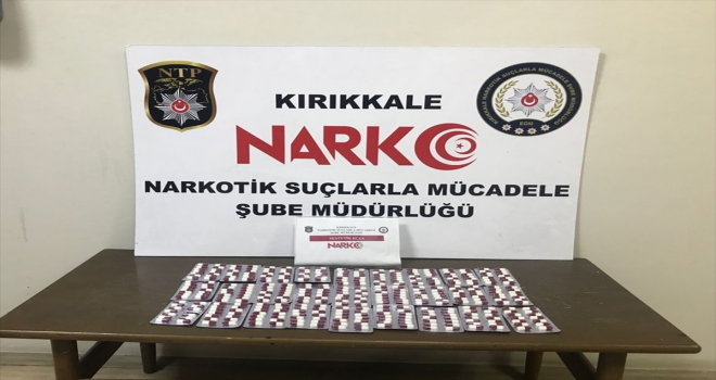 Kırıkkale'de 376 sentetik uyuşturucu hap ele geçirildi
