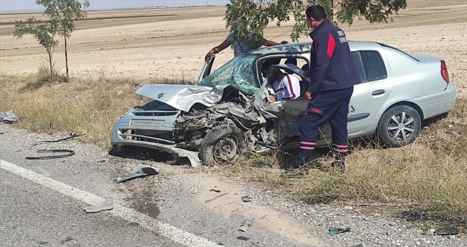 Konya'da trafik kazasında 4 kişi yaralandı