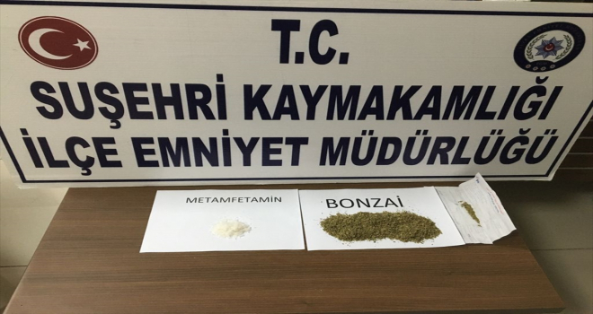 Sivas'ta uyuşturucu operasyonunda 3 şüpheli yakalandı