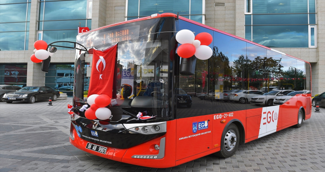 Ankara'da 51 yeni belediye otobüsü hizmete girdi