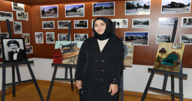 Ankaralı ev hanımı hayalini kurduğu kişisel sergisini açtı