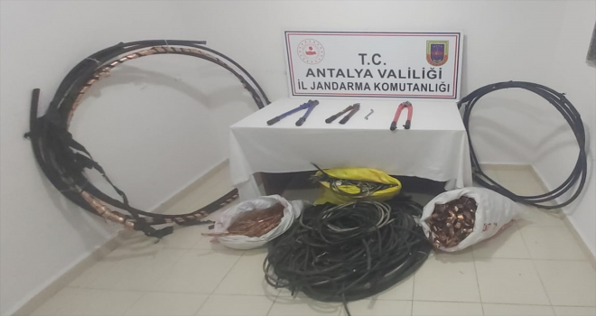 Antalya'da kamu kurumundan hırsızlık yaptığı öne sürülen zanlı yakalandı